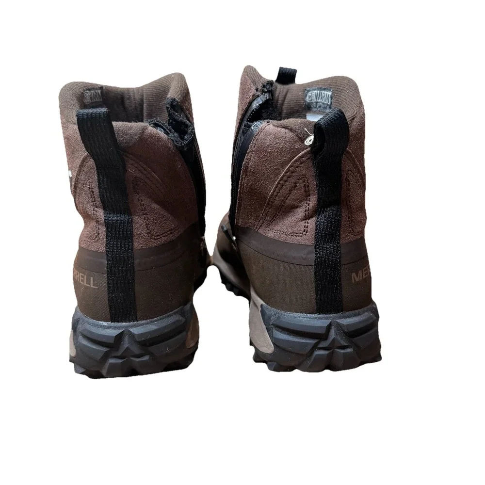 Merrell Men's Thermo Kiruna Mid Zip Waterproof Medium Insulated Sz-U.S 8.5 Brown